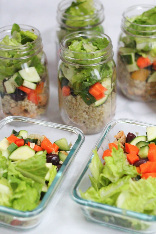 mason jar salads