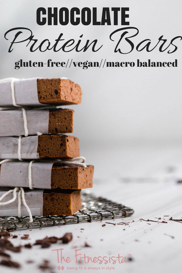 Chocolate protein bars with sweet potato