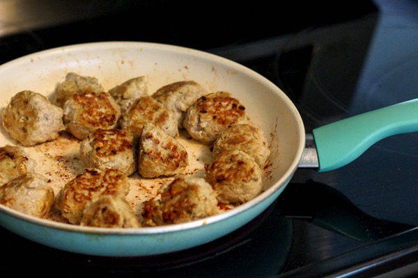 Making meatballs