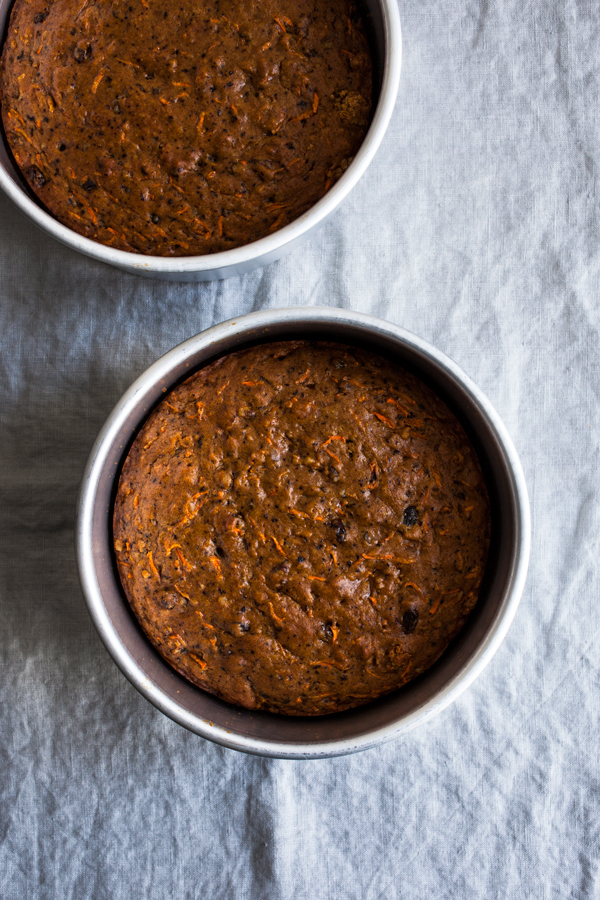 Vegan Pumpkin Spice Carrot Cake with Cream Cheese Frosting | The Full Helping