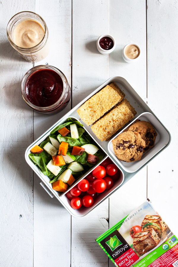 Pumpkin Seed Crusted Tofu Fingers | The Full Helping