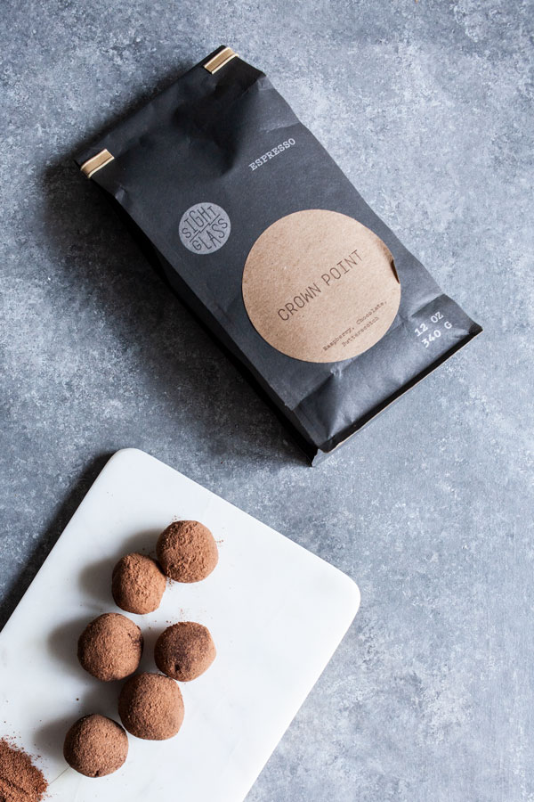 Vegan Cashew Espresso Truffles | The Full Helping