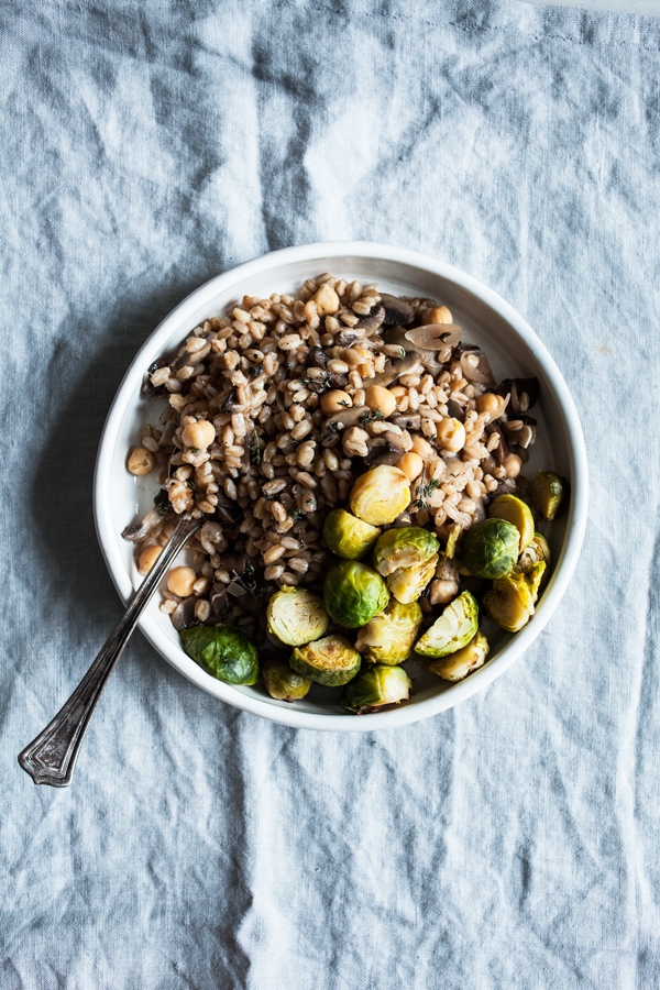 Simple, Savory Mushroom Farro | The Full Helping