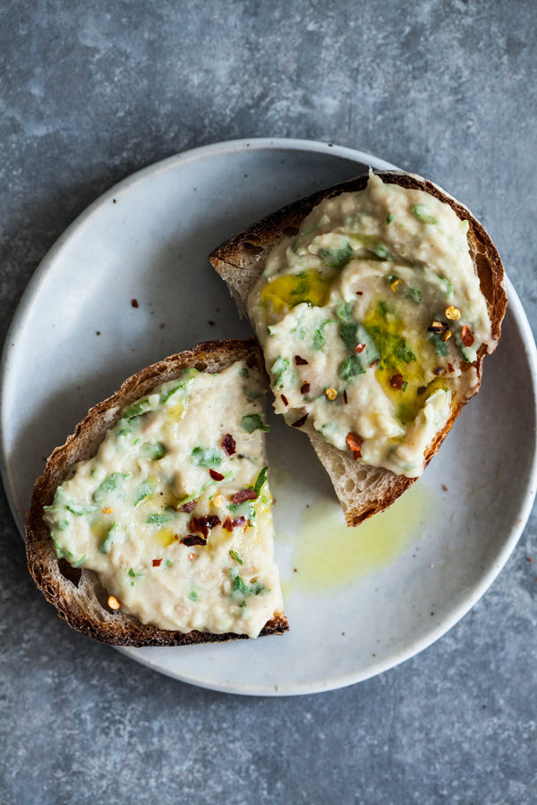 Emilie Raffa's Everyday Sourdough & Spicy White Bean Arugula Dip | The Full Helping