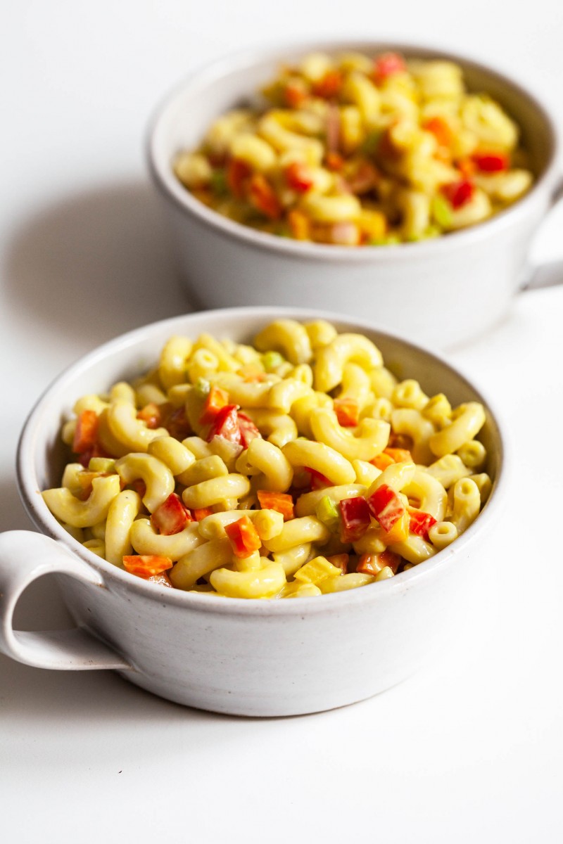 Creamy Avocado Macaroni Salad | The Full Helping