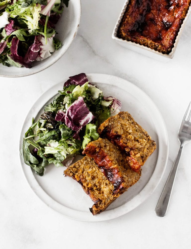 Lentil and Sweet Potato Loaf | The Full Helping