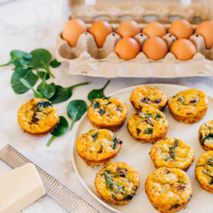 Mediterranean egg bites (gluten-free and dairy-free)