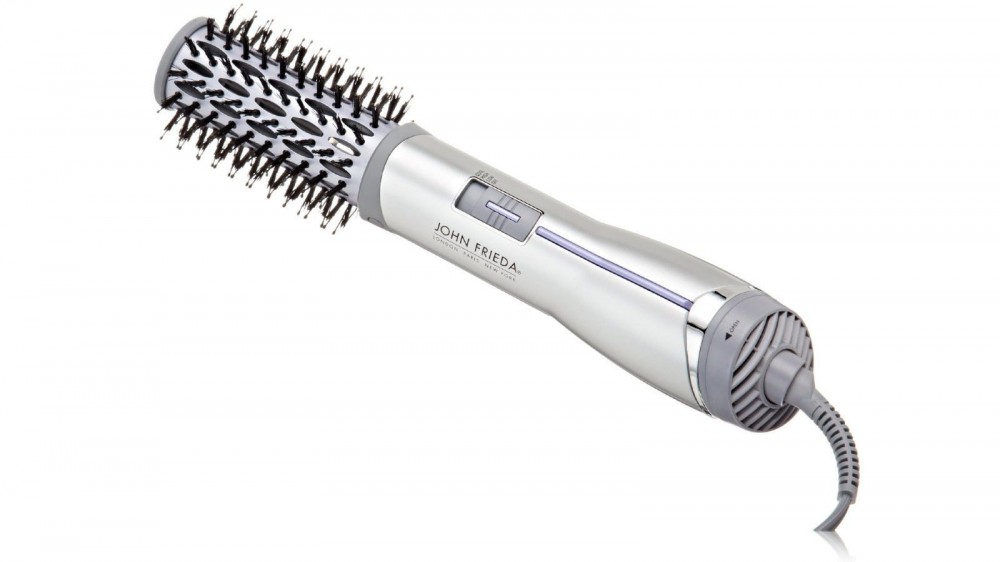 silver styling brush