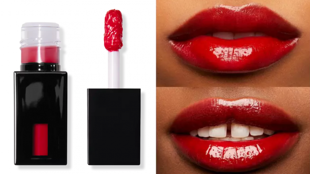 Women wear a red-hued lip gloss stain.